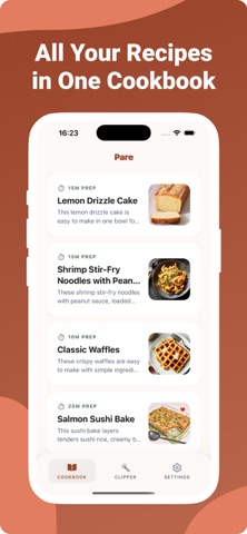 Pare: Save Video Recipes Screenshot 6 of 7