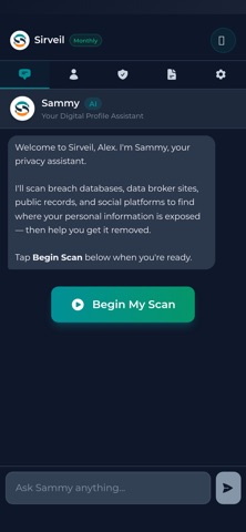 Sirveil — Data Removal Screenshot 1 of 5