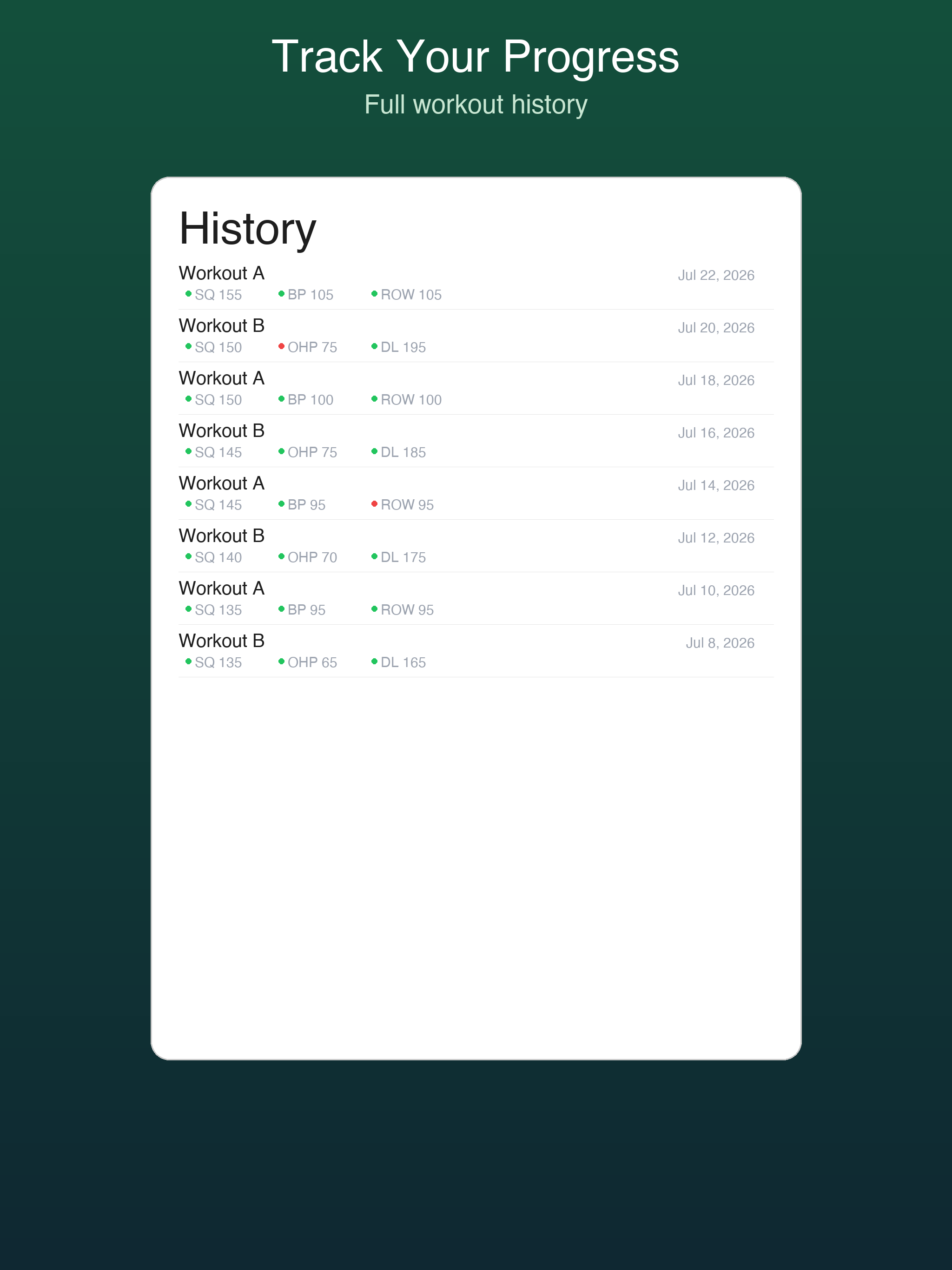stronglifts screenshot 8