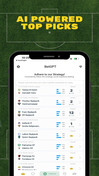 BetGPT - Betting App Screenshot