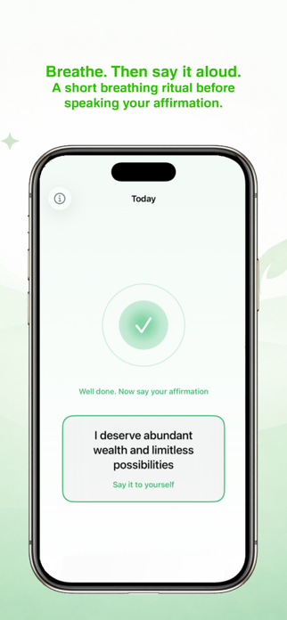 Affirmations: One Sentence Screenshot 2 of 4