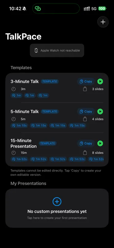 TalkPace: Speech & Pitch Timer screenshot 1 of 5