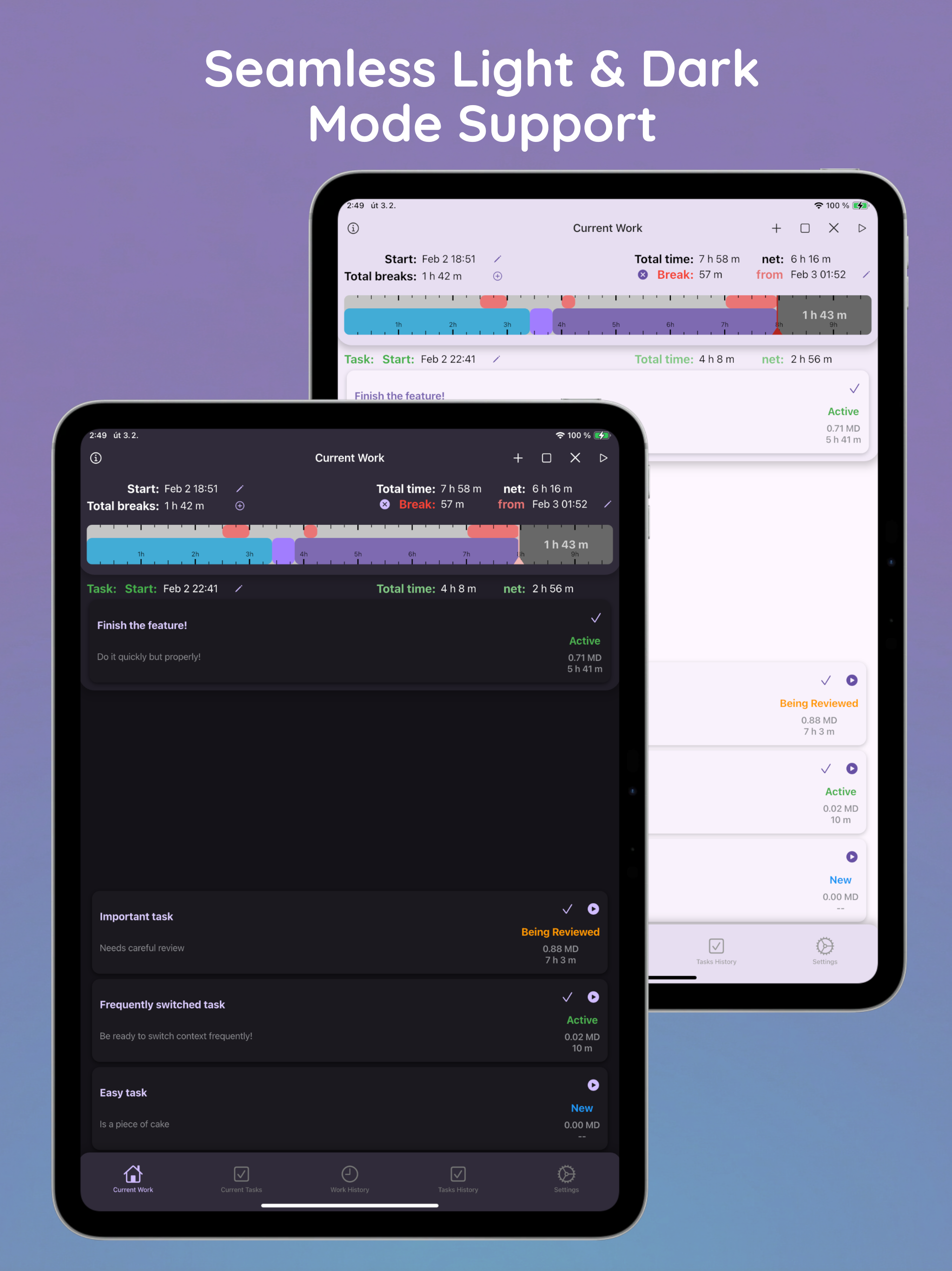 Work Tracker: Hours & ManDays
