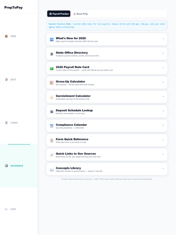 PrepToPay Payroll iPad screenshot