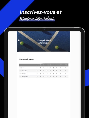 Le Spark – Padel Nancy iPad screenshot