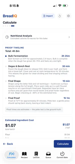 BreadIQ screenshot 2