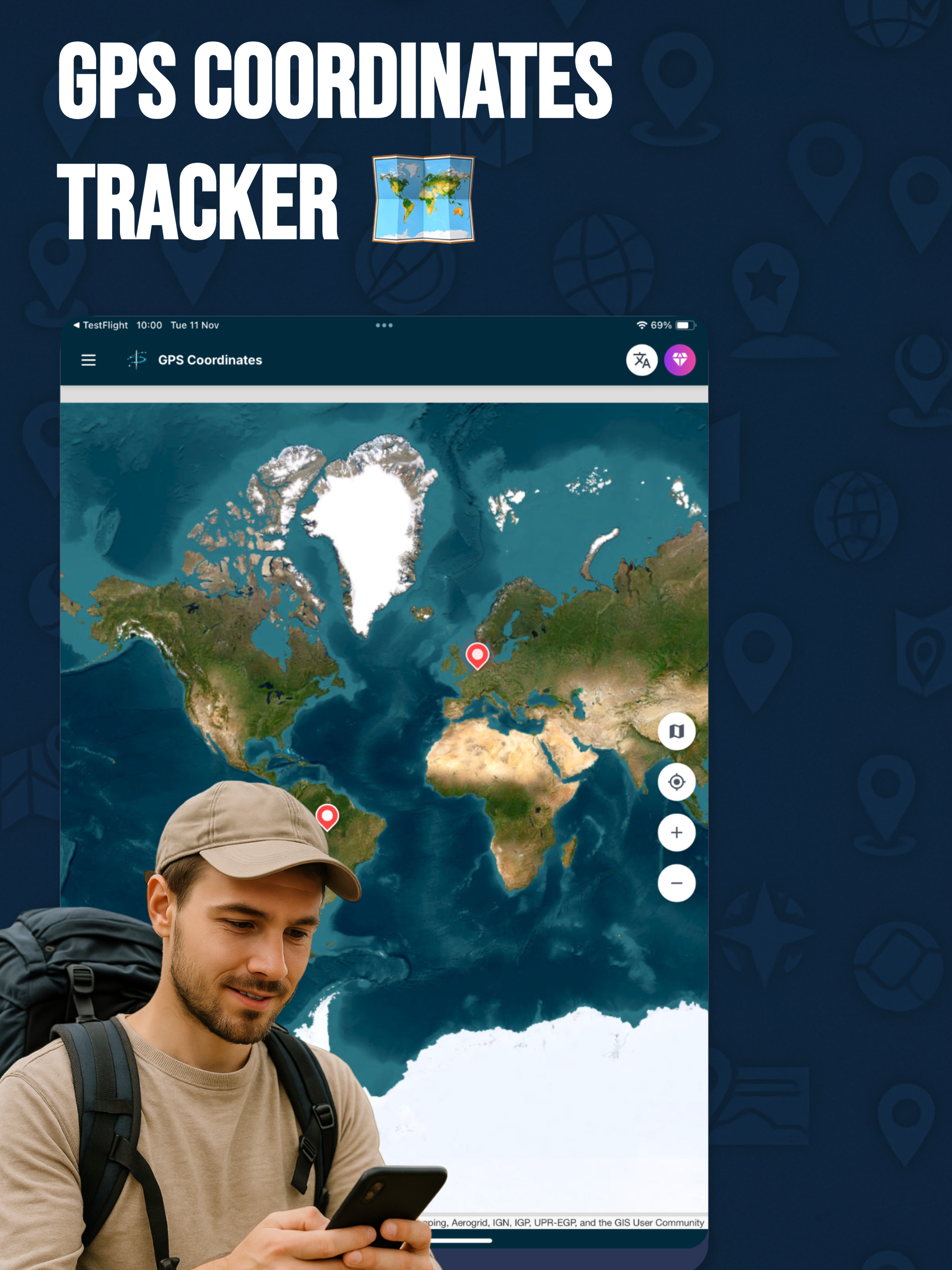 GPS Coordinates Tracker screenshot 4