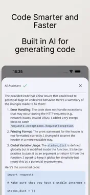 Python Coding Editor & IDE App screenshot 6