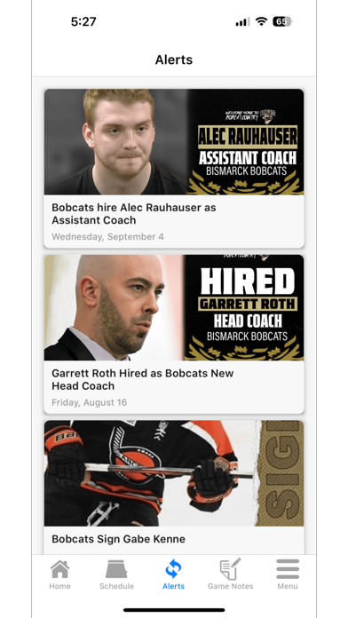 Bismarck Bobcats Gameday iPhone screenshot 4 - Sports app