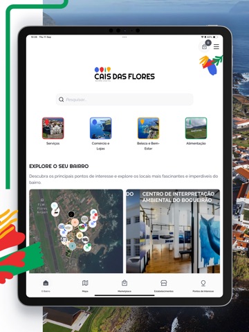 Cais das Flores iPad screenshot