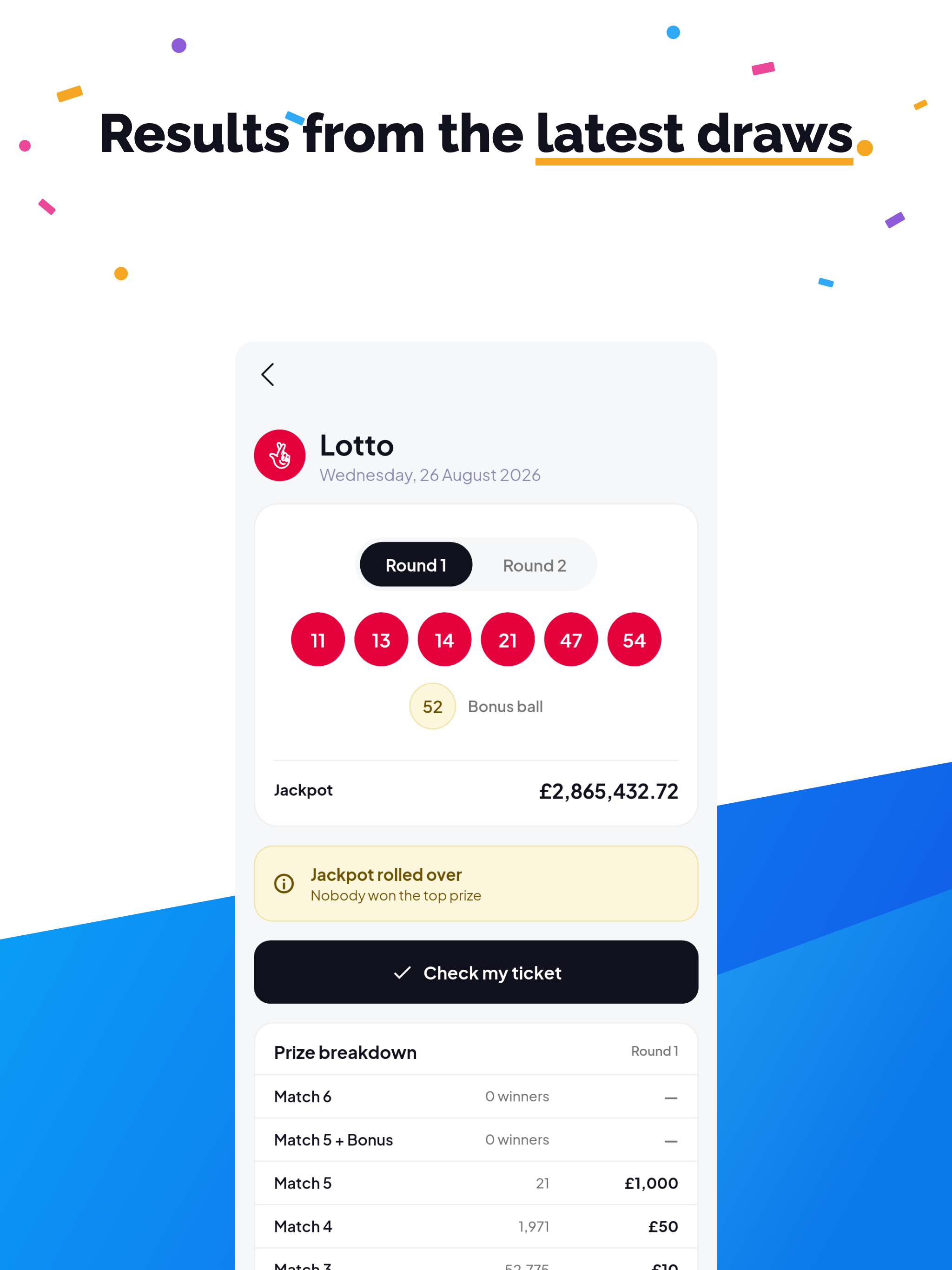 Lotty - Lottery Results screenshot 6