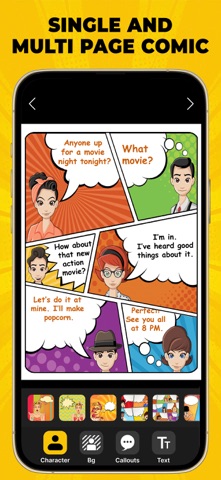 Comic Cartoon Story Maker Screenshot 1 of 8