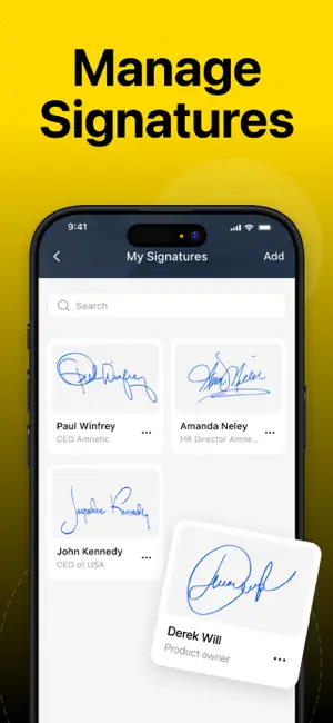 eSign: Signature Scanner & PDF screenshot 5