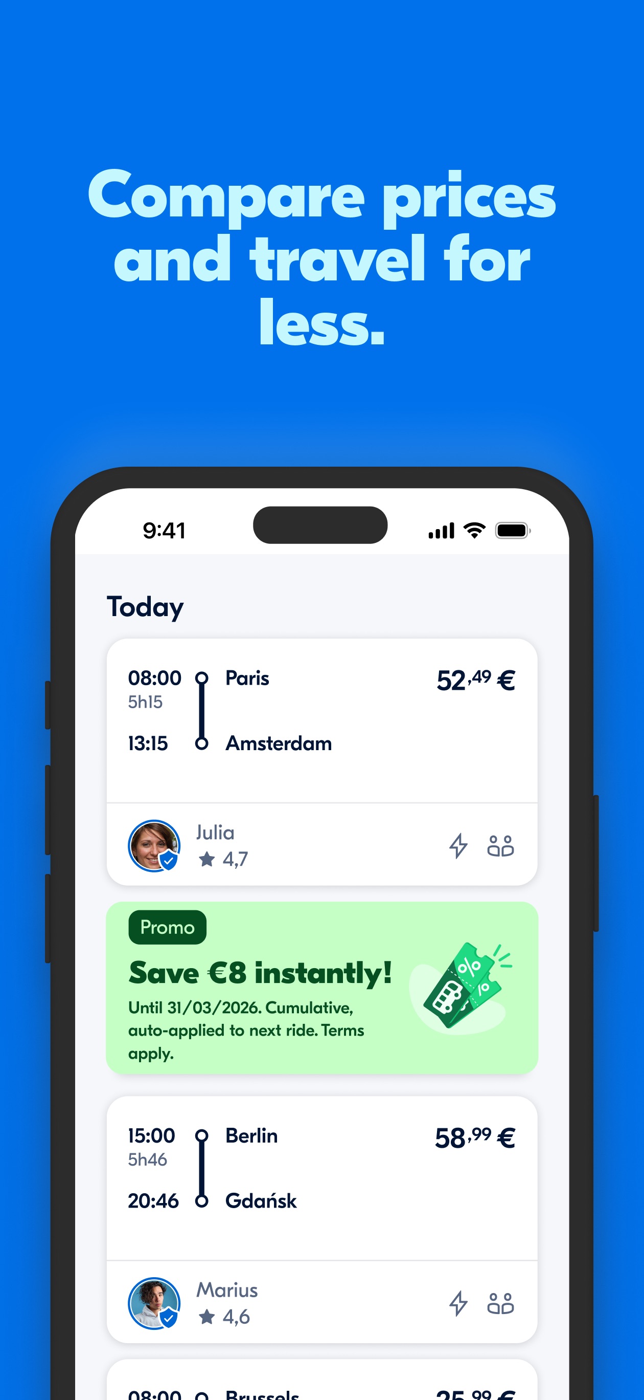 BlaBlaCar: Carpooling and Bus screenshot 2