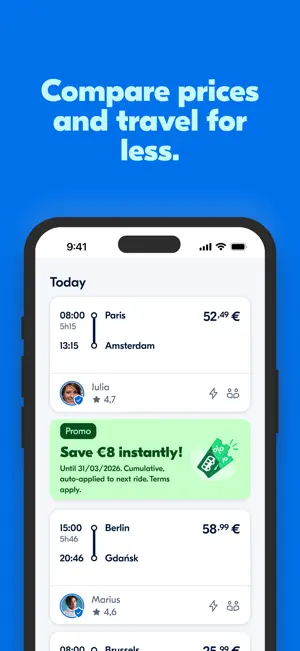 BlaBlaCar: Carpooling and Bus screenshot 2