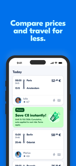 BlaBlaCar: Carpooling and Bus Screenshot