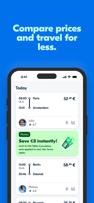BlaBlaCar: Carpooling and Bus Screenshot 2 of 5