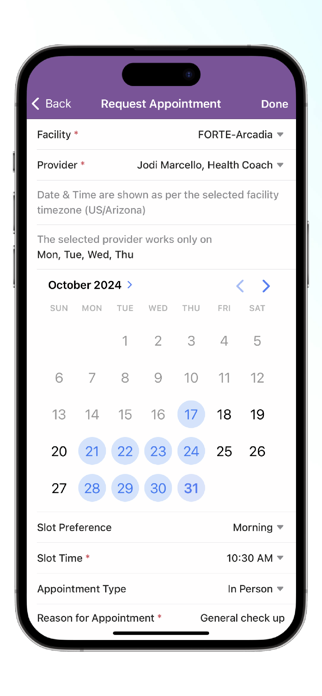 Forte-WellBeing Screenshot 2 of 4