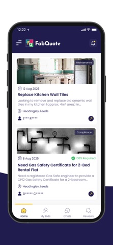 FabQuote Contractor screenshot
