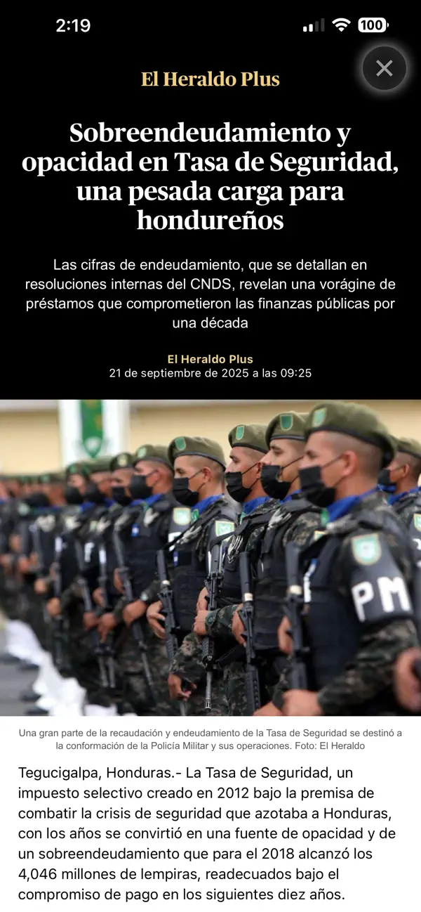 Screenshot #2 pour Diario El Heraldo Honduras