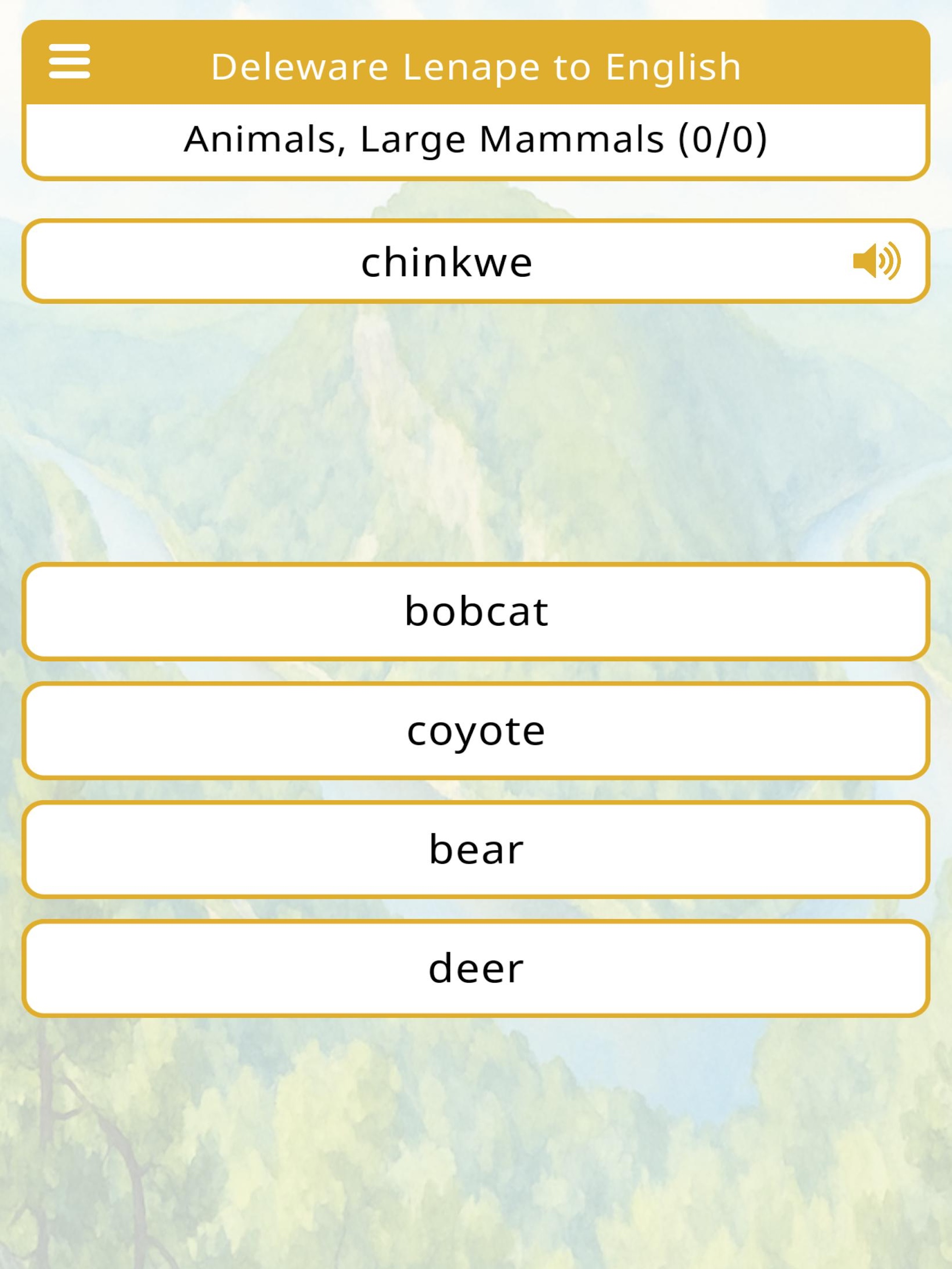 Lenape Vocab Builder