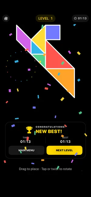 Puzzle Tangram screenshot 3