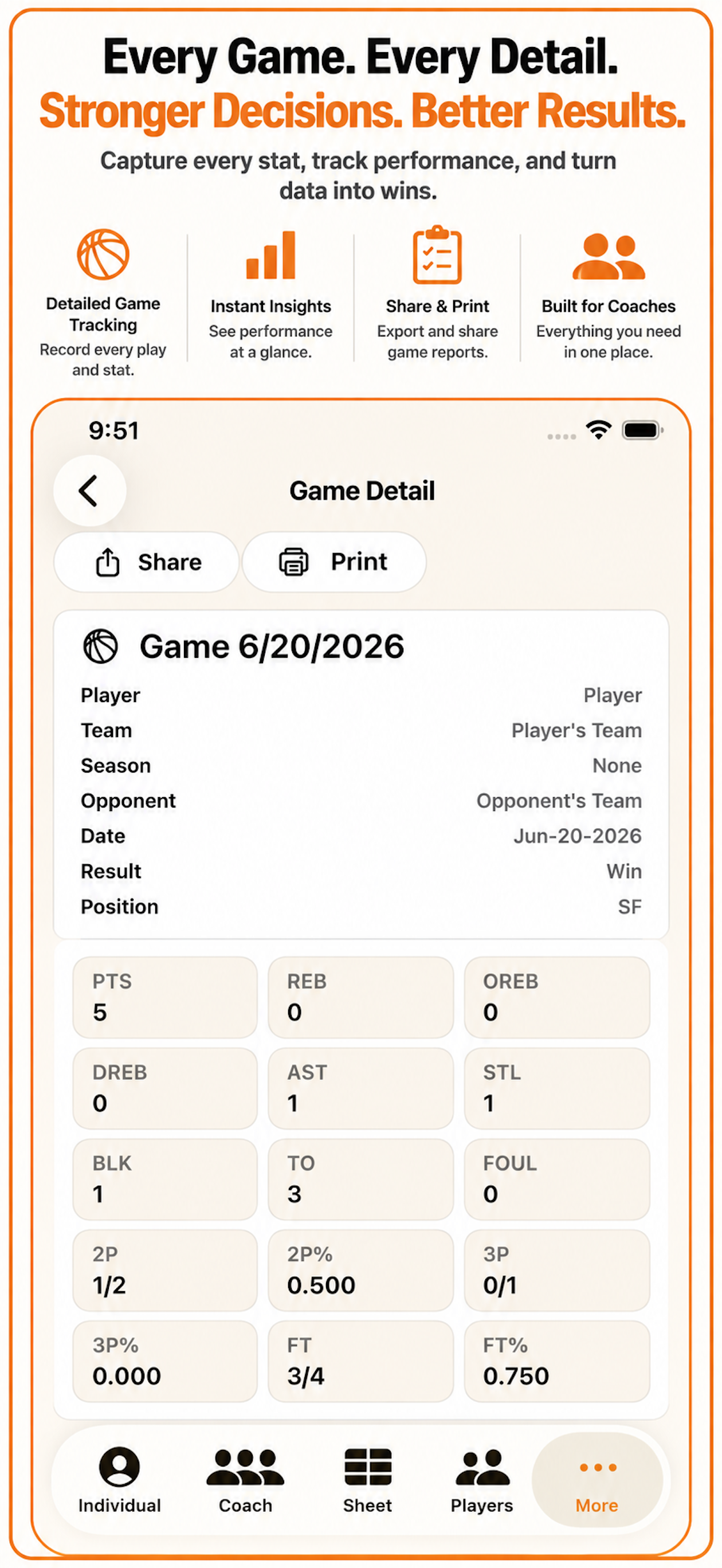 Basketball+ Stats & Scorebook screenshot 5