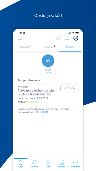 mojePZU mobile Screenshot