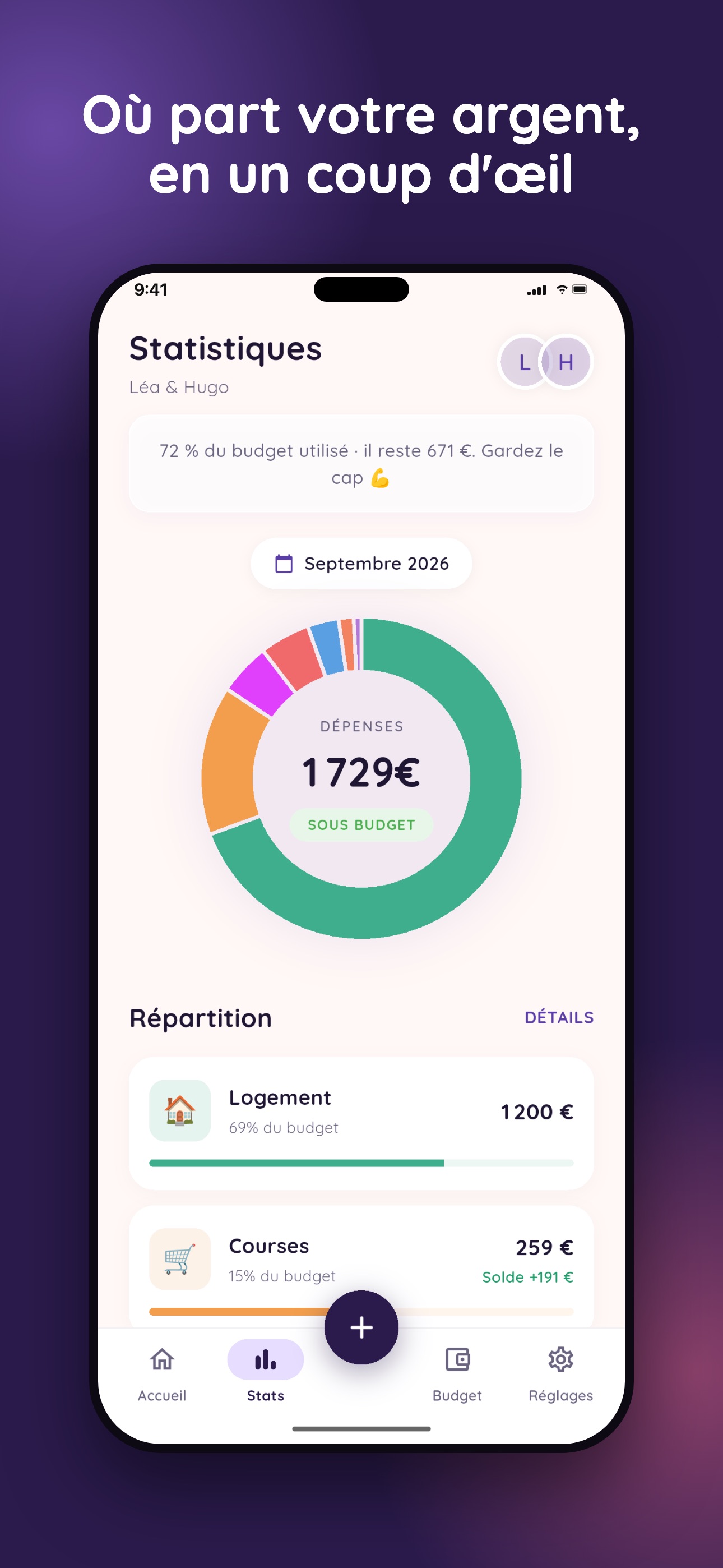 Screenshot 3 of Duo – Dépenses en couple