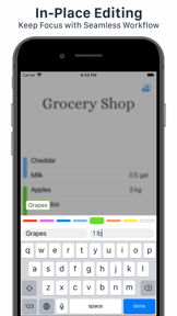 Grocery Shopping List: To Shop screenshot