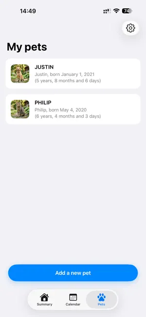 PetLog: Pet Health Log screenshot 3