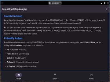 ML Baseball Batter vs. Pitcher iPad screenshot