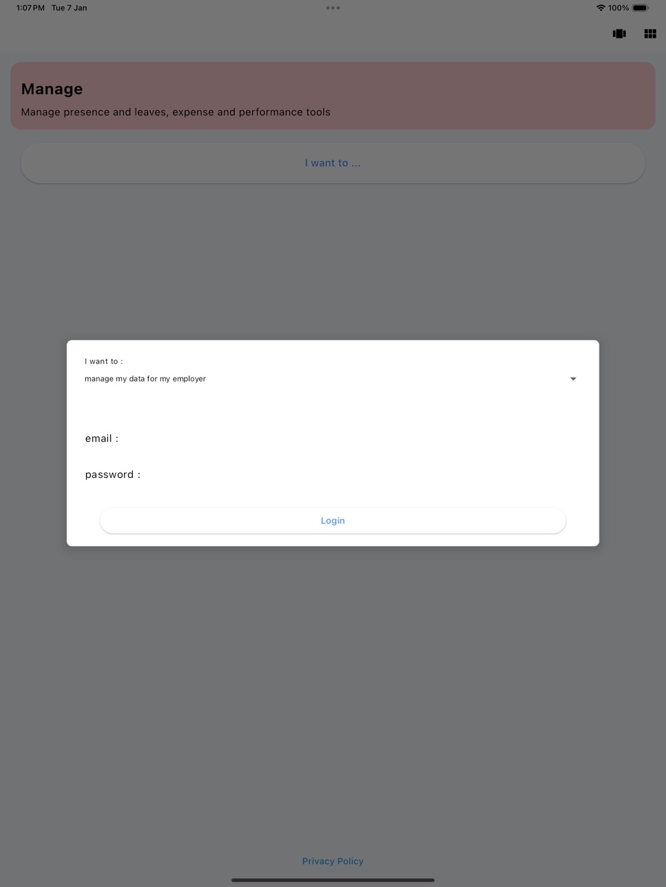 iPad screenshot
