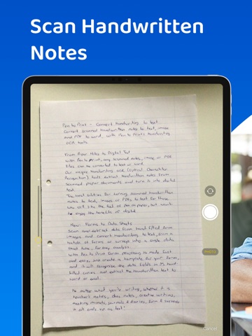 Handwriting to Text PenToPrint iPad screenshot