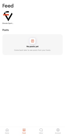 Elevate Sports App iPhone screenshot