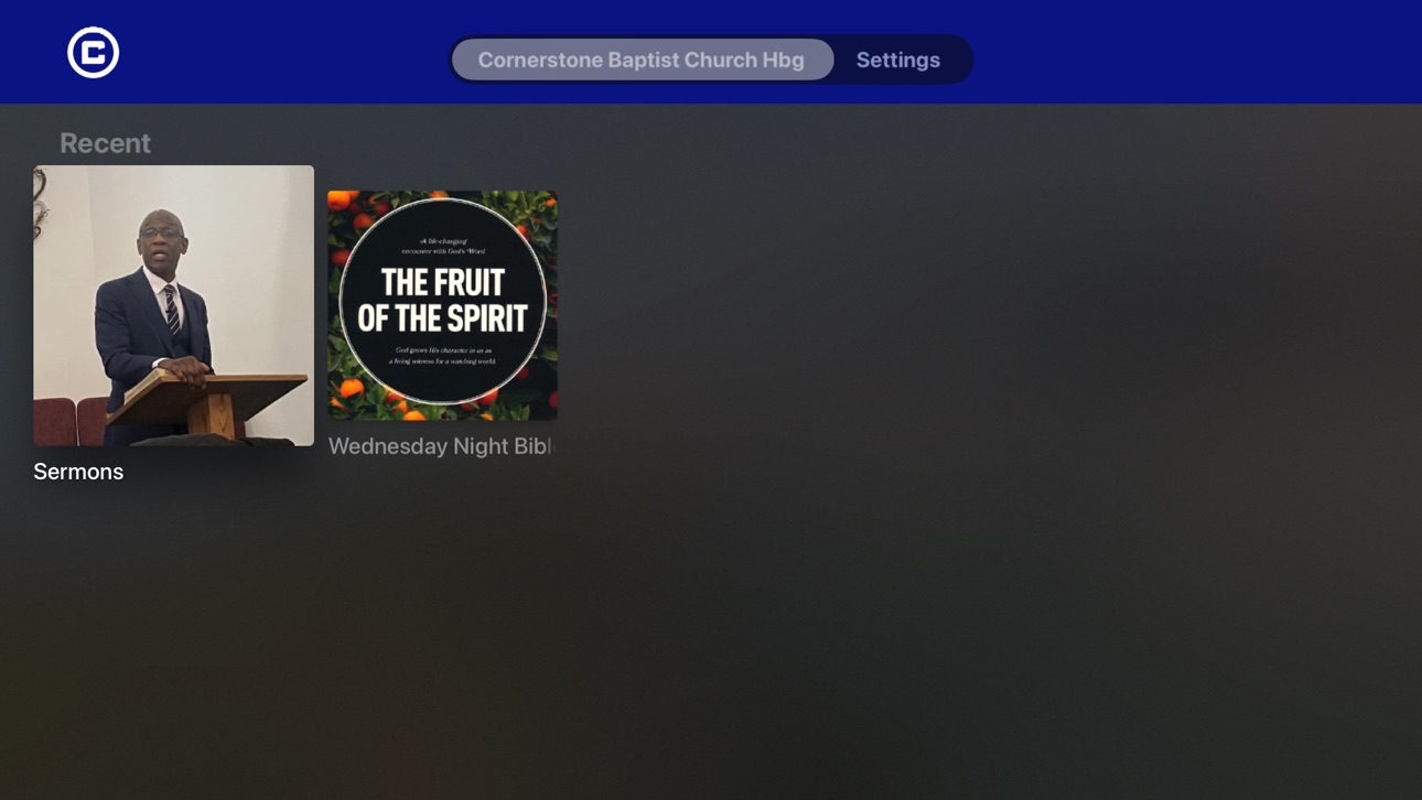 Apple TV screenshot