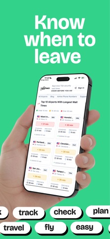TSA Times: Live Line Tracker screenshot