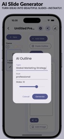 AI Slides : Presentation AI screenshot