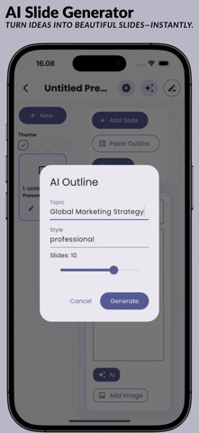 AI Slides : Presentation AI Screenshot 2 of 6