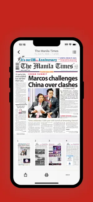 The Manila Times Digital iPhone screenshot 3