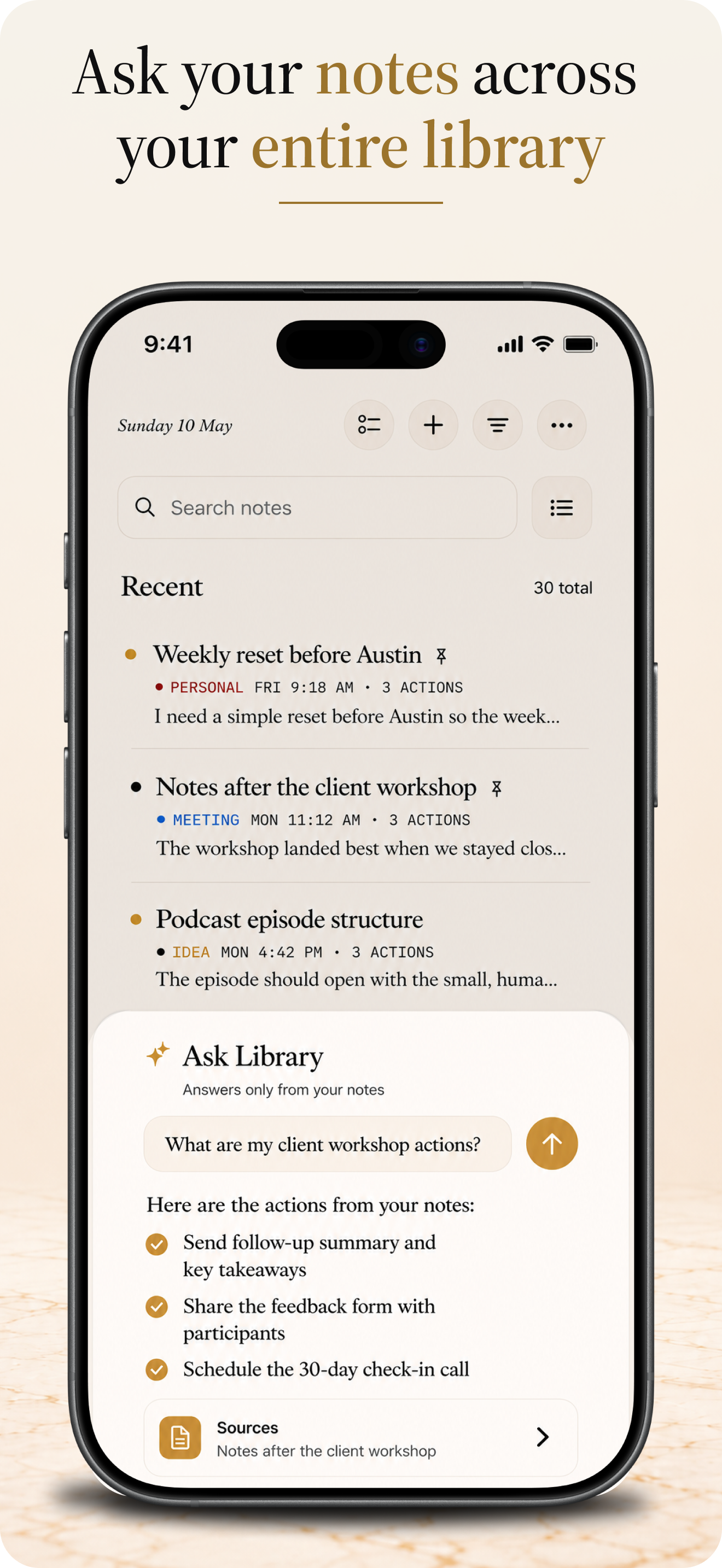 Voice Notes AI - Telos screenshot 3