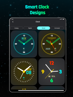 Digital Neon Night Clock screenshot 11