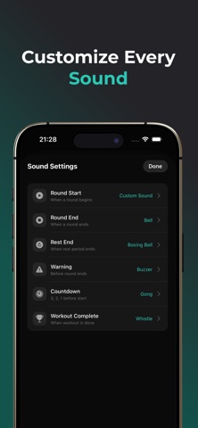 Boxing Timer - Round Trainer Screenshot 4 of 5