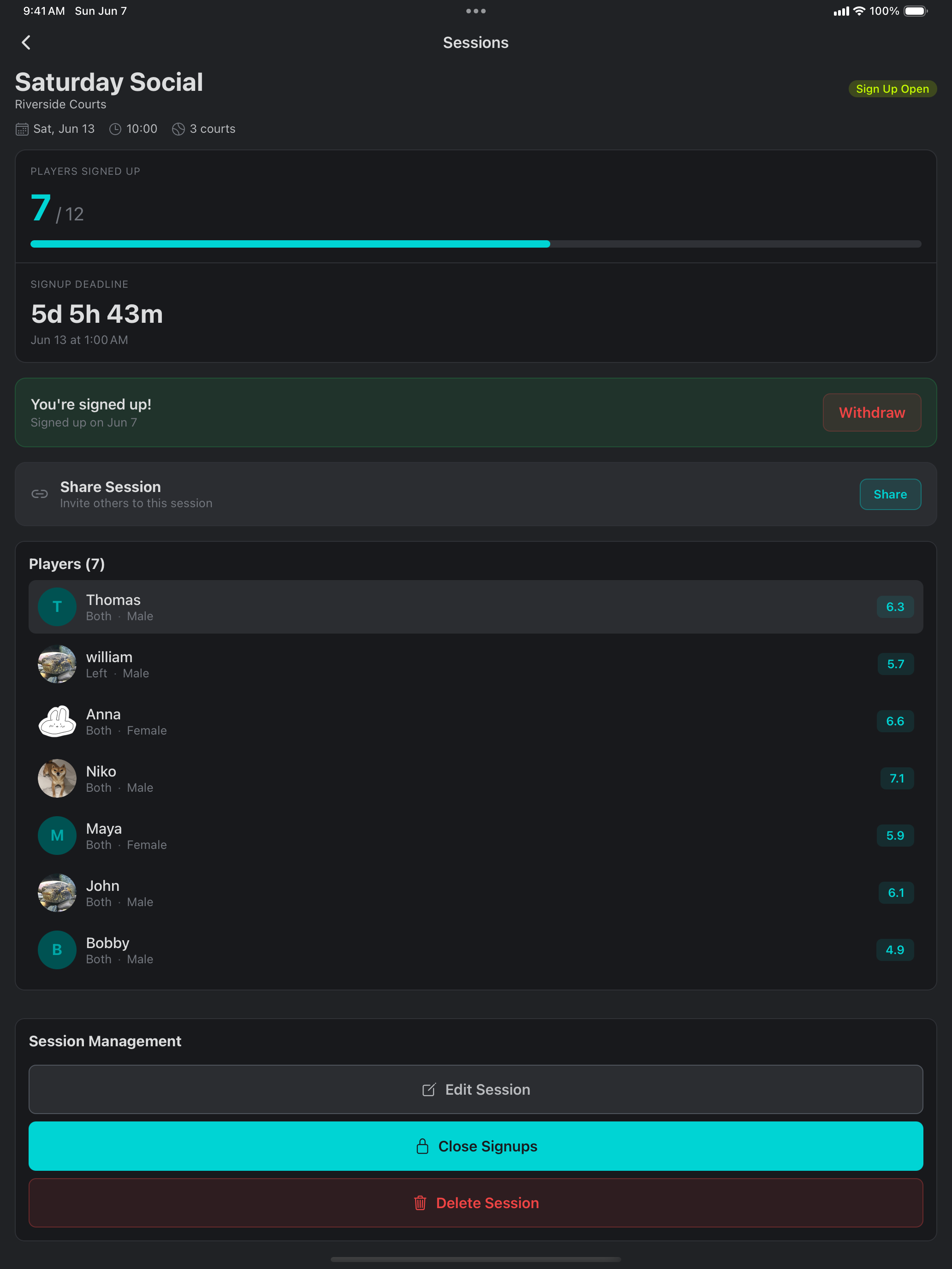 Wymatch screenshot 12