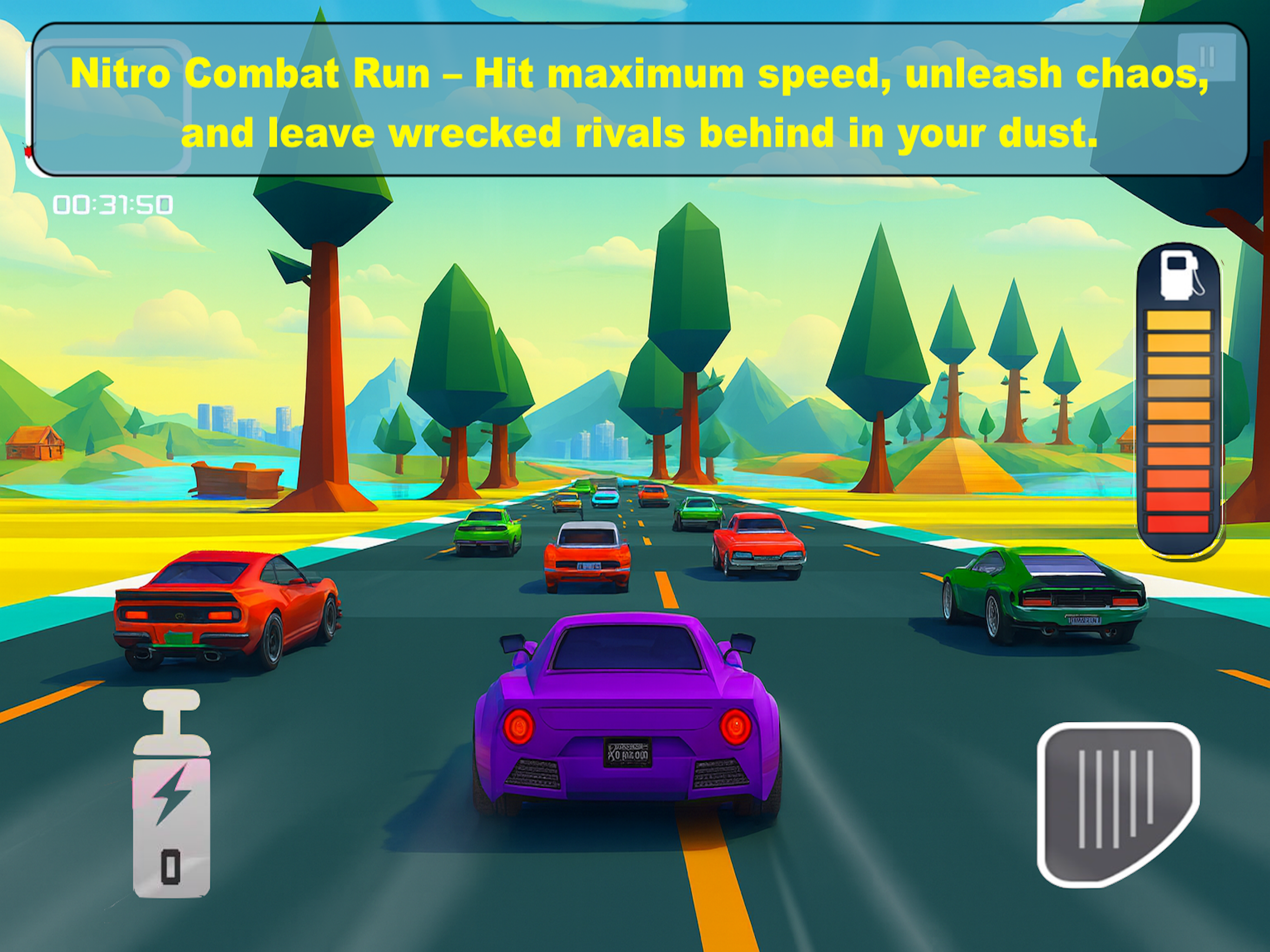Classic Retro Race Car Racing