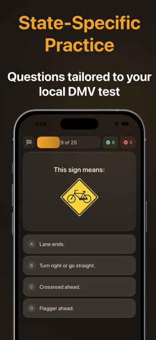 DMV Practice Test Permit 2026 Screenshot 4 of 9