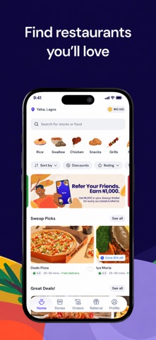 Swoop: Food Delivery Screenshot 2 of 5