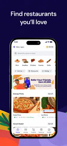 Swoop: Food Delivery App Store screenshot 2