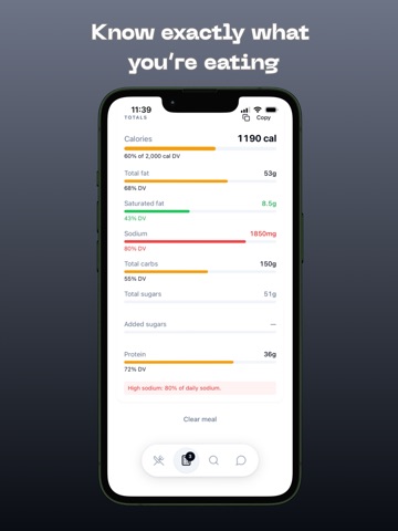 NutrientMAXX iPad screenshot