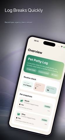 Pet Potty Log screenshot